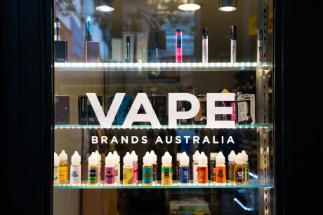 Exploded view of a vape mod