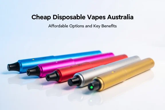 Cheap Disposable Vapes Australia