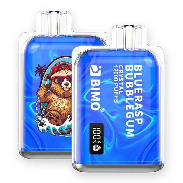 BIMO Crystal 12000 Puffs Blueberry Raspberry Bubblegum BIMO Crystal 12000 Puffs Blueberry Raspberry Bubblegum