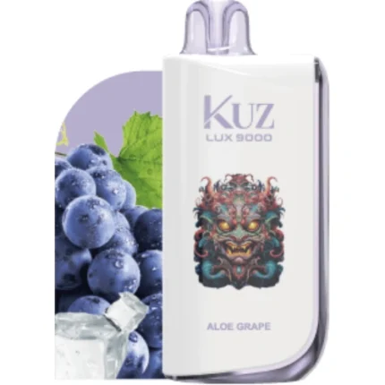KUZ LUX 9000 Puffs – ALOE GRAPE