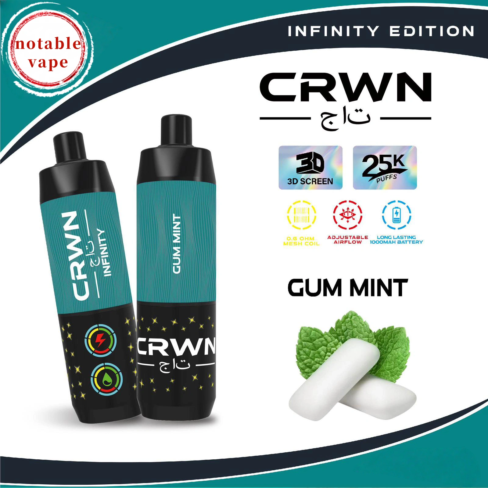cbdb35_061f4ca1abb04400811cd16a63d9e831~mv2 Crwn Infinity - Gum Mint - 25,000