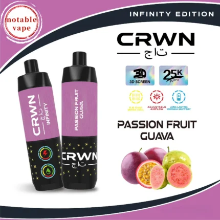 Crwn Infinity - Passion Fruit Guava - 25,000