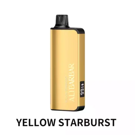 ALIBARBAR INGOT Yellow Starburst 9000 Puffs 7-15 days